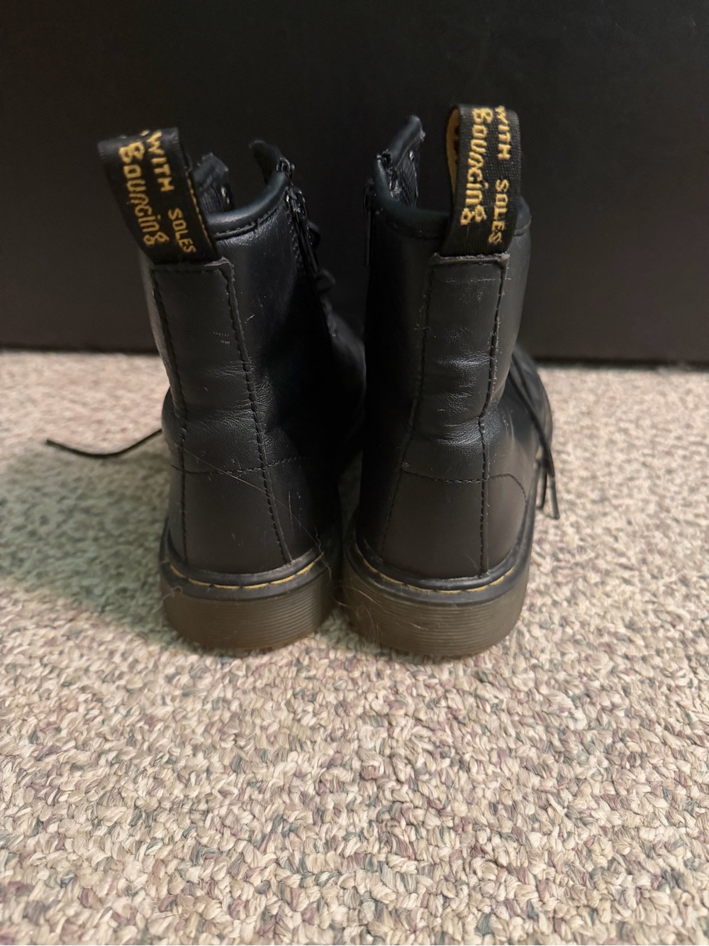 Dr. Martens Black Combat Boots - Picture 8 of 8